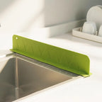 Kitchen Sink Splash Guard - Soft Silicone - Double Suction Grip - Large 16 Inch Size