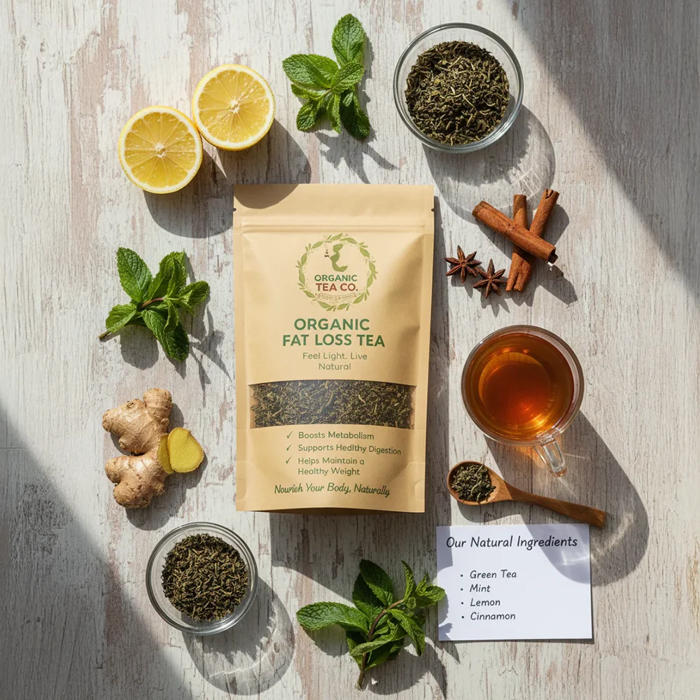 Organic Fat Loss Detox Tea | 130 Grams 70-80 Cups