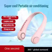 Rechargeable Portable Neck Fan, Hands-free Cooling